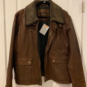 Cole Haan Men’s Leather Jacket
